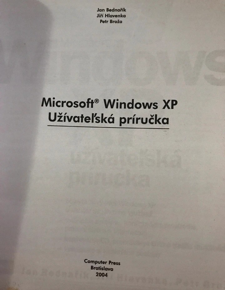 Windows XP užívateľská príručka - 4