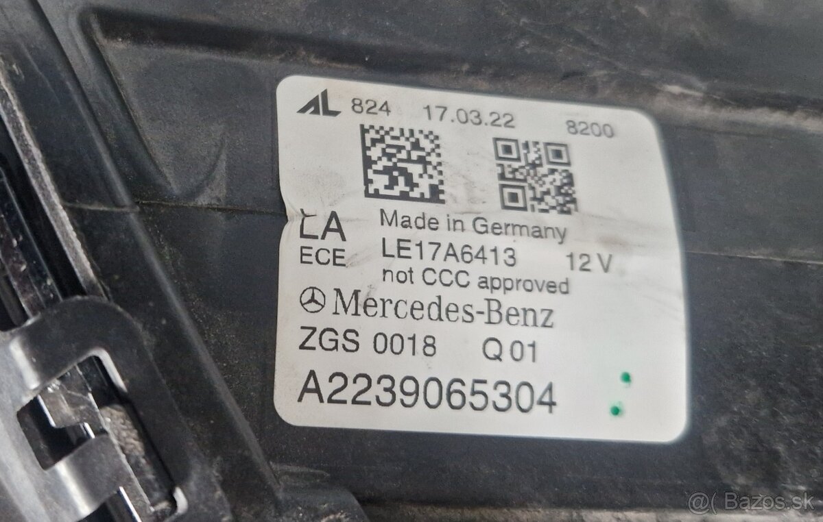 Svetlo Mercedes S W223 lavé - 4