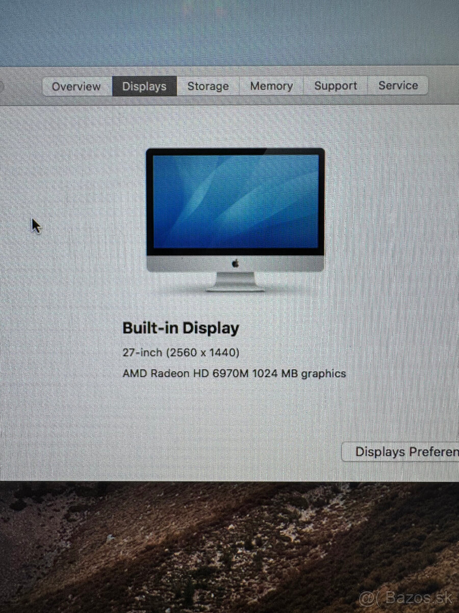 Apple iMac 27", mid 2011, 3,1GHz Core i5, Radeon HD6970 - 4