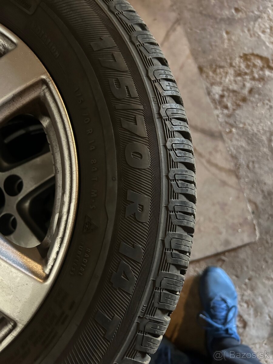 Alu sada 175/70/14” zimna (VW polo) - 4