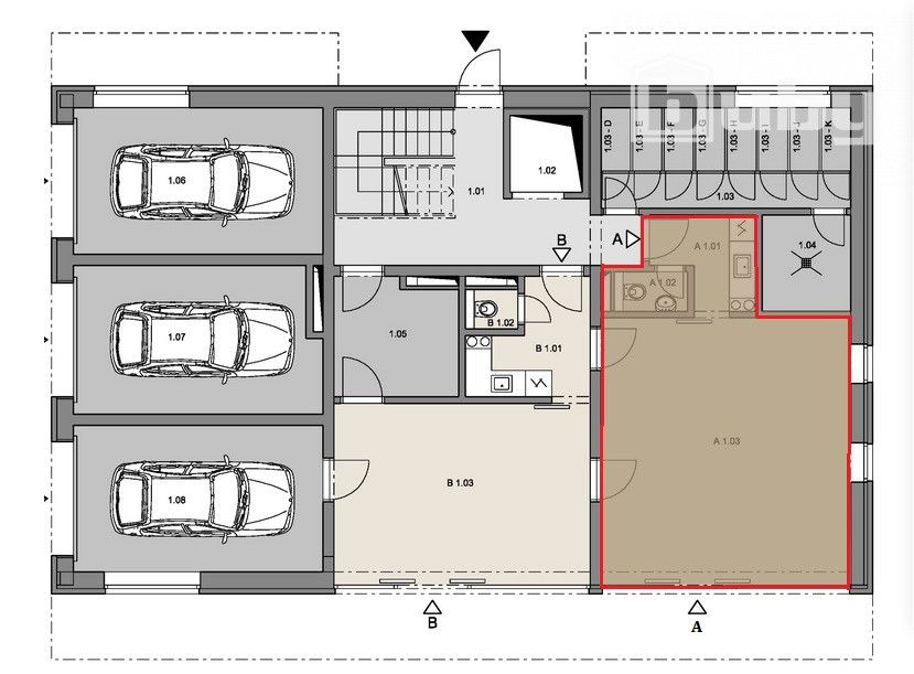 Komerčný - nebytový priestor v novostavbe v Martine, na Rupp - 4