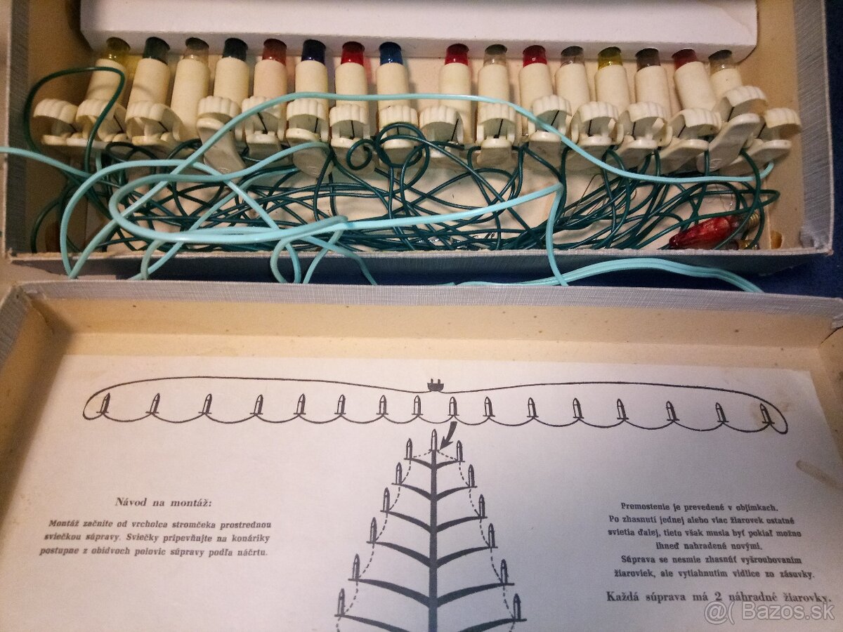 Retro vianocne osvetlenie zlatokov typ 4 - 4