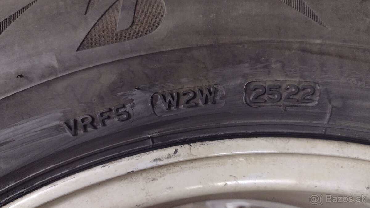 Predám sadu 4 ks ALU diskov so zimnými pneumatikami + TPMS - 4