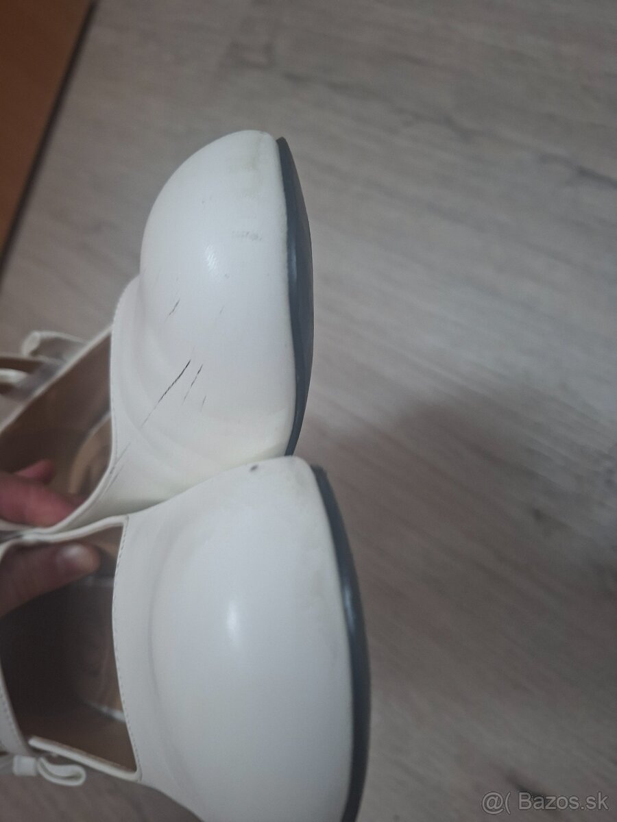 Biele sandale - 4