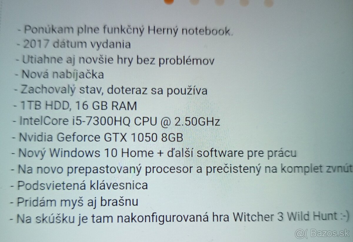 Herný notebook MSI - 4