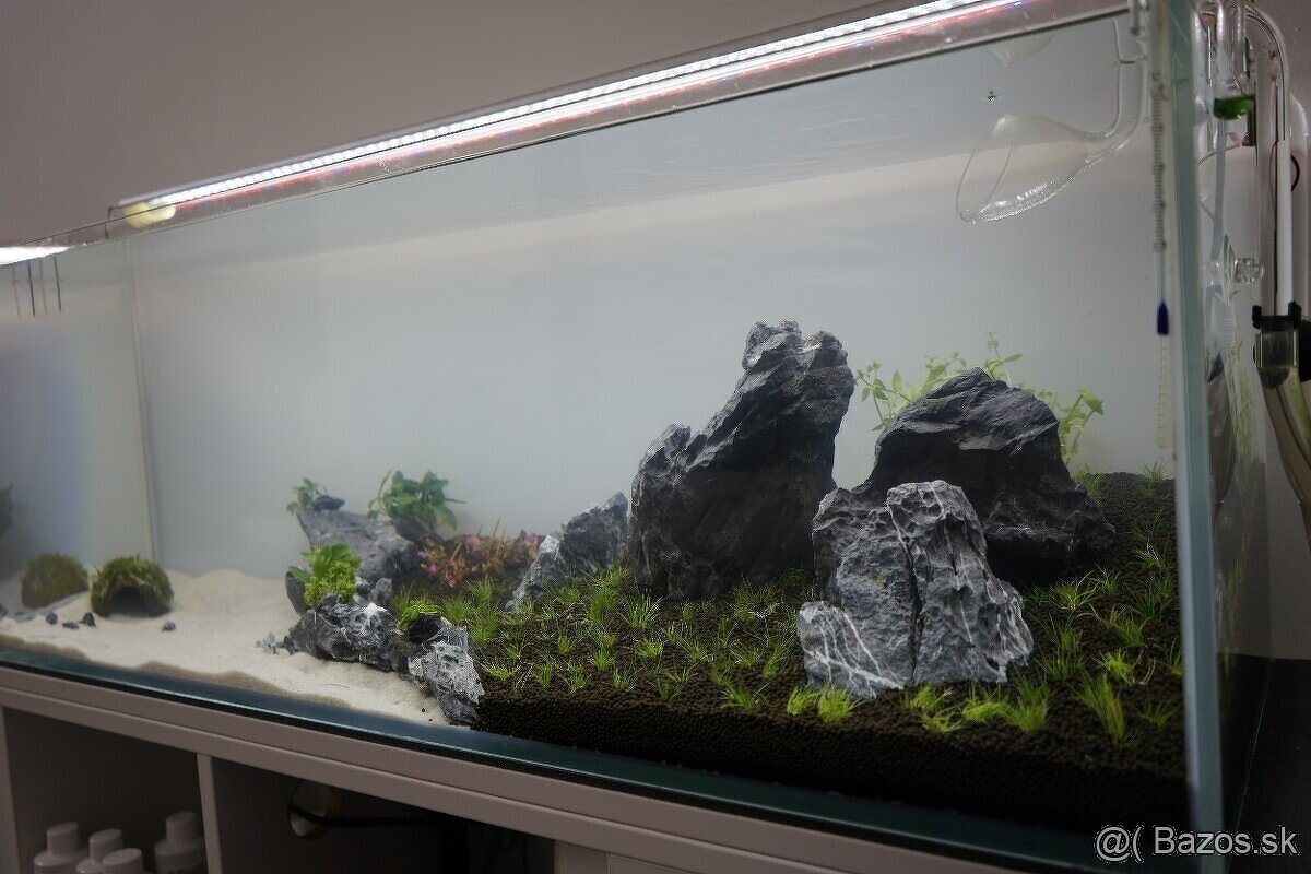 100€ - Akva 100x35x36cm, 1cm hrubé sklo - OPTIWHITE - - 4