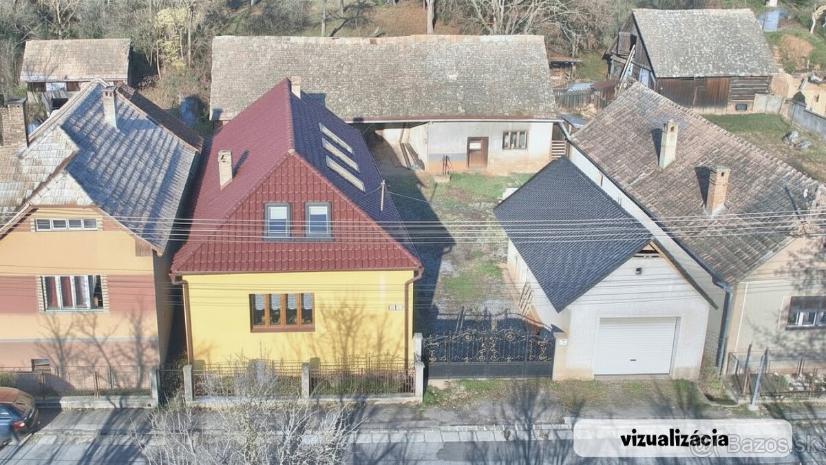 Cinobaňa - starší RD s pozemkom 4539m2 - 4