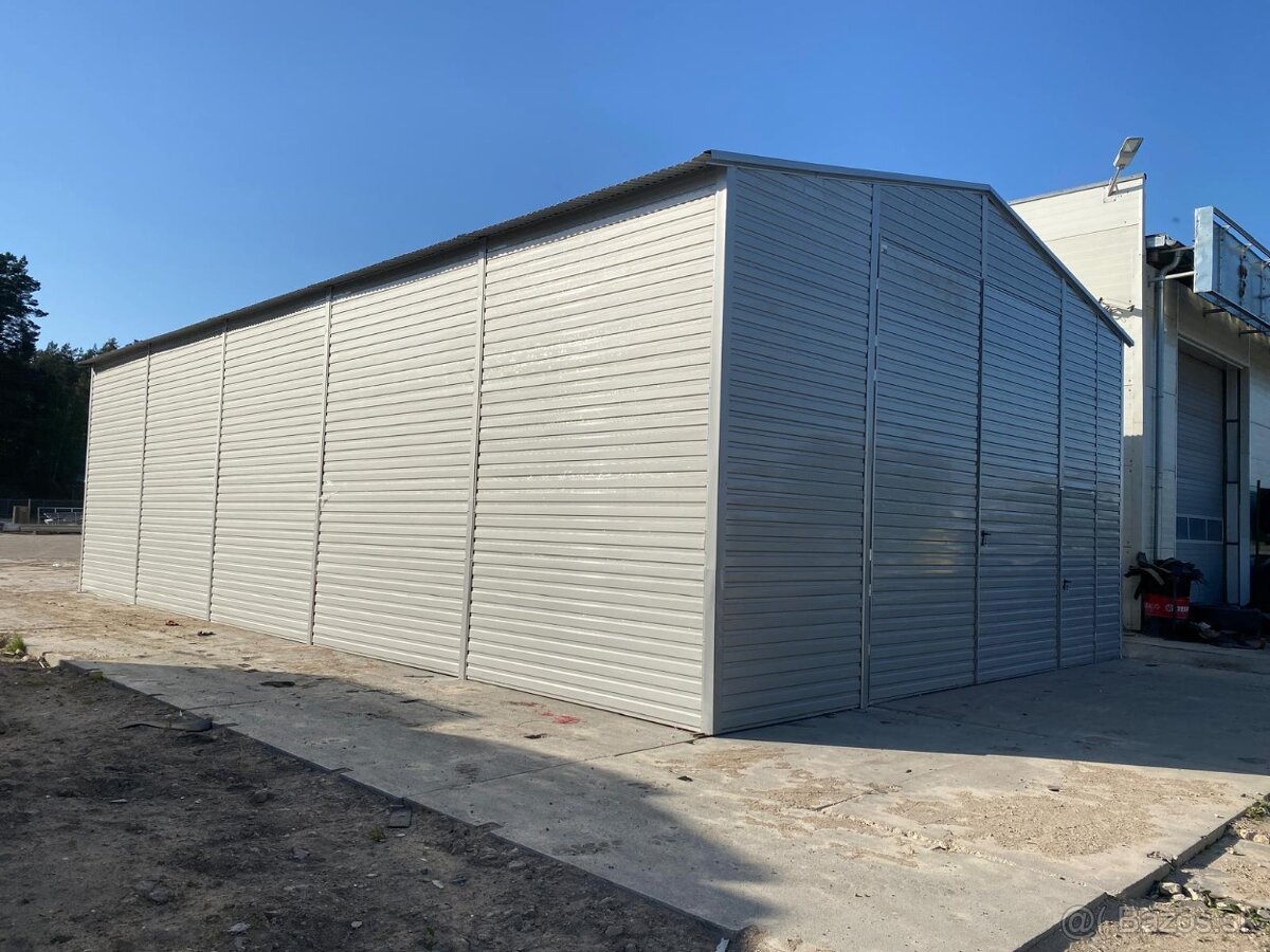 Plechová garáž - hala 7x15m - 4