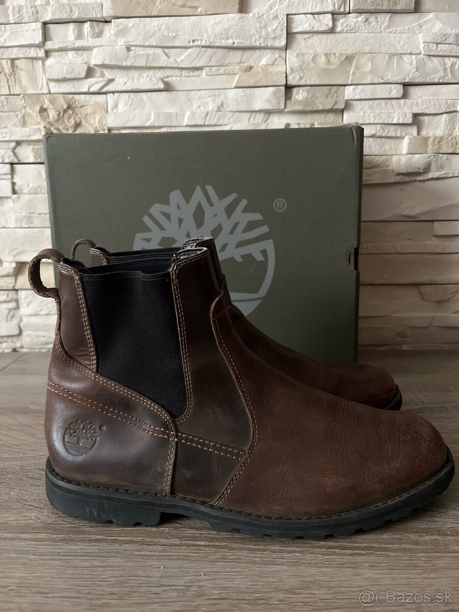 Timberland kožené Topanky - 4