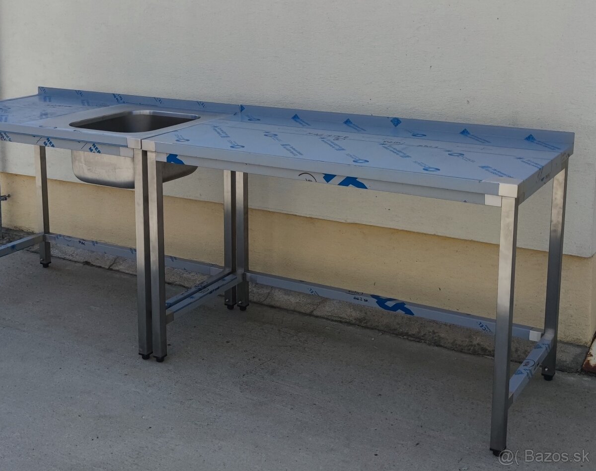 Nerezový nábytok, kuchynské stoly, pracovné gastro stoly - 4