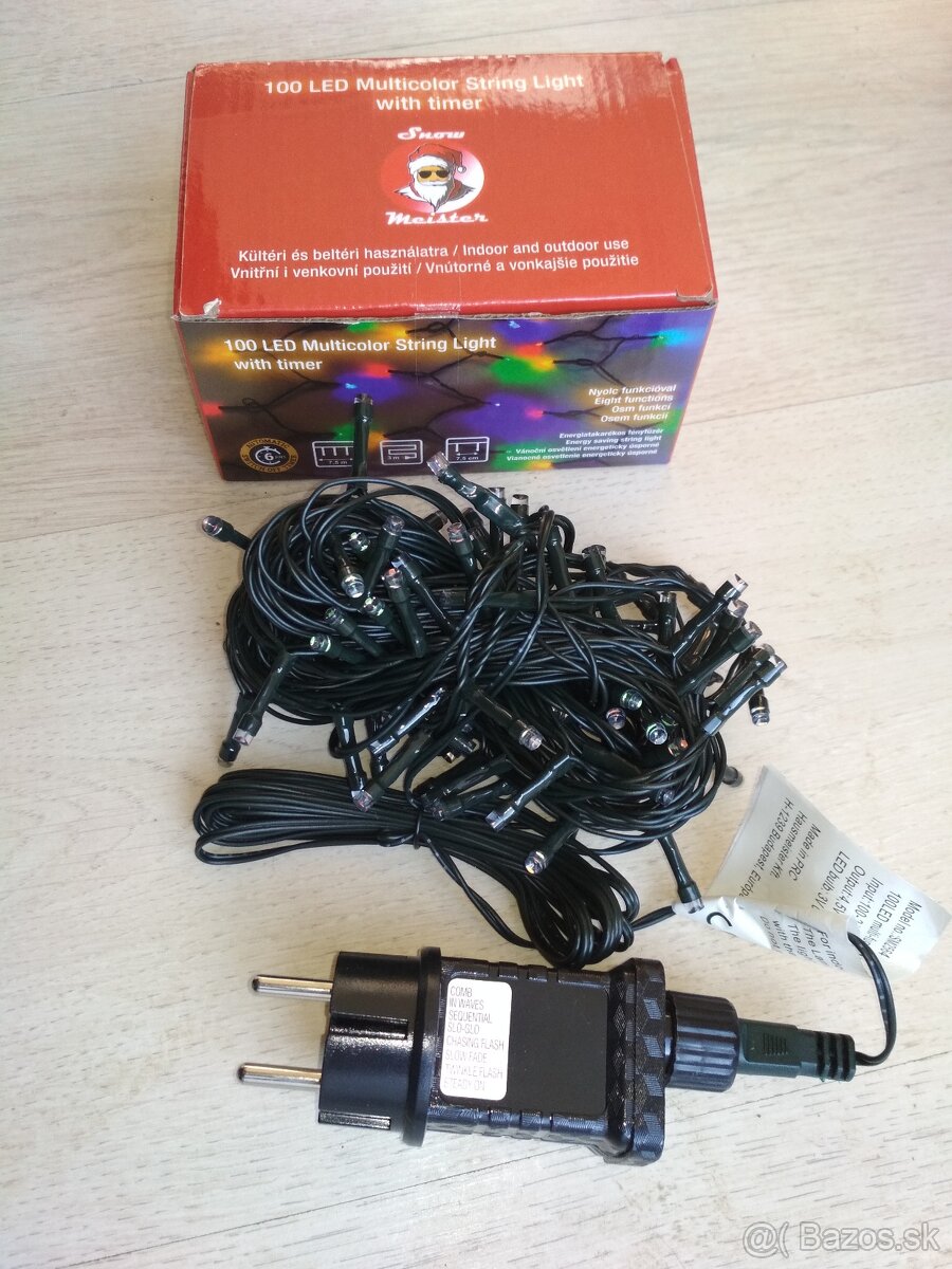 LED vianočné osvetlenie 100 LED 230V - 4
