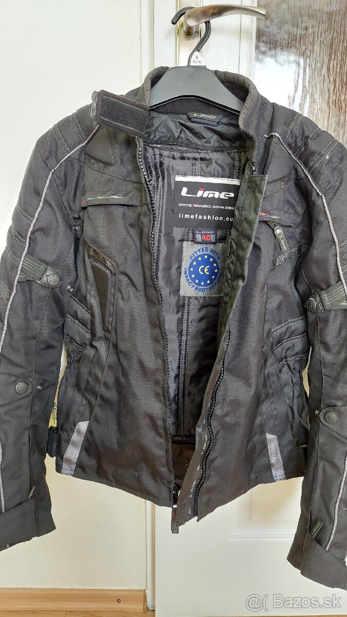 Motorkárska bunda Lime - 4