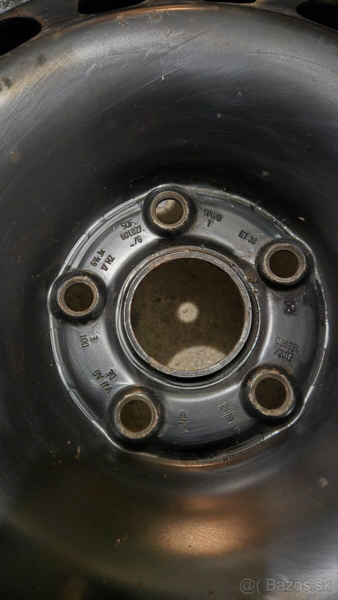 Sada plechových diskov 6.5x17 5x112 - 4