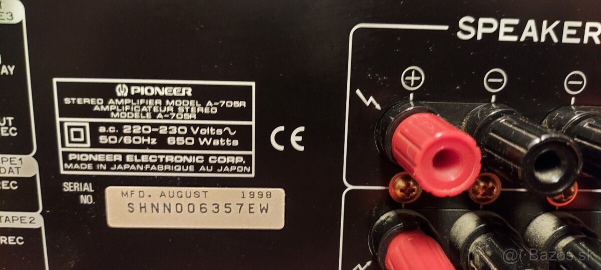 Predám zosilovače Pioneer, Denon, JVC, Philips - 4