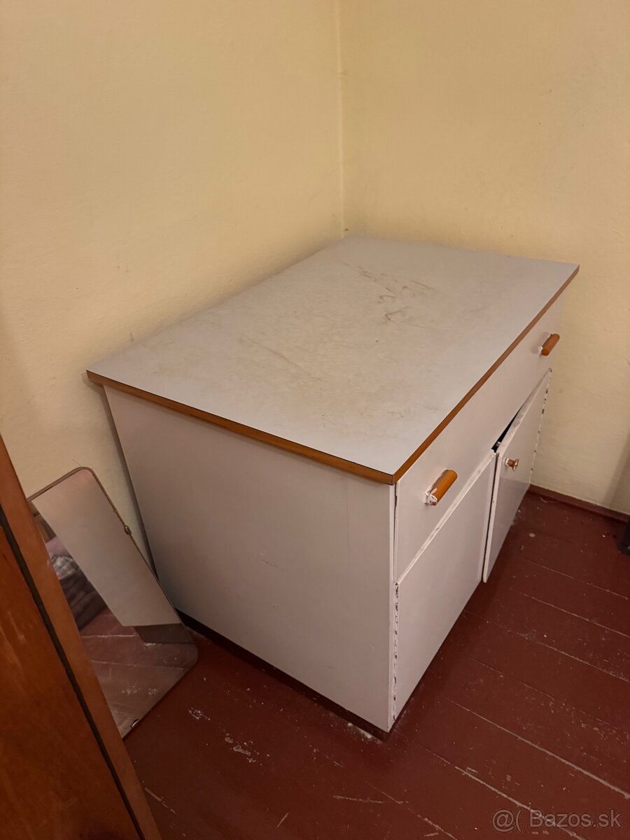 Retro umylvadlová komoda/skrinka - 4
