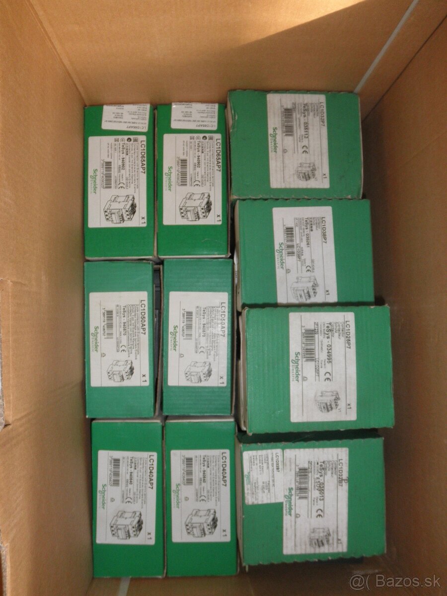 Predám nové stýkače telemecanique a schneider rôzne druhy - 4