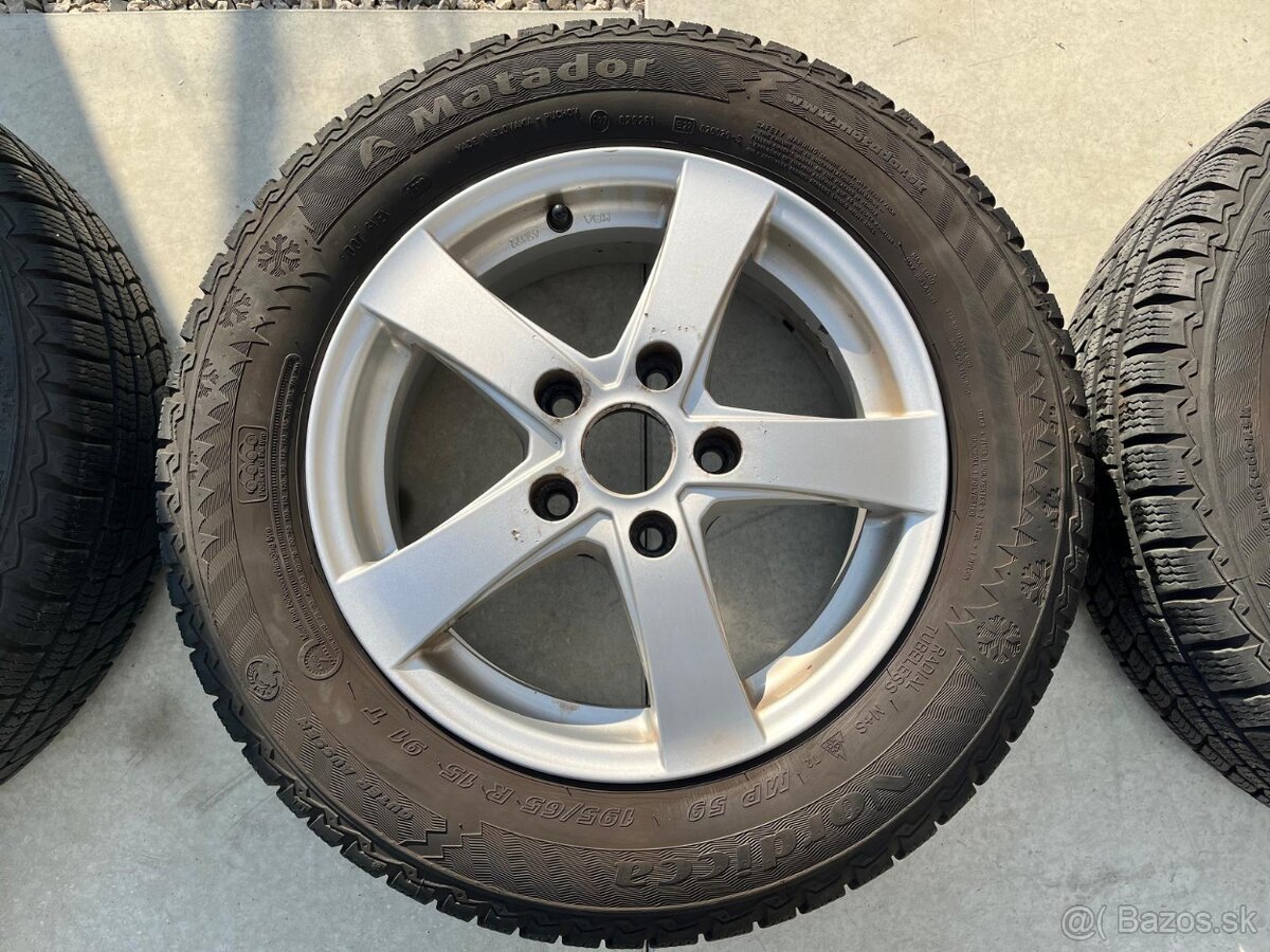 Hlinikove disky Dezent + Matador MP59 195/65 R15 - 4