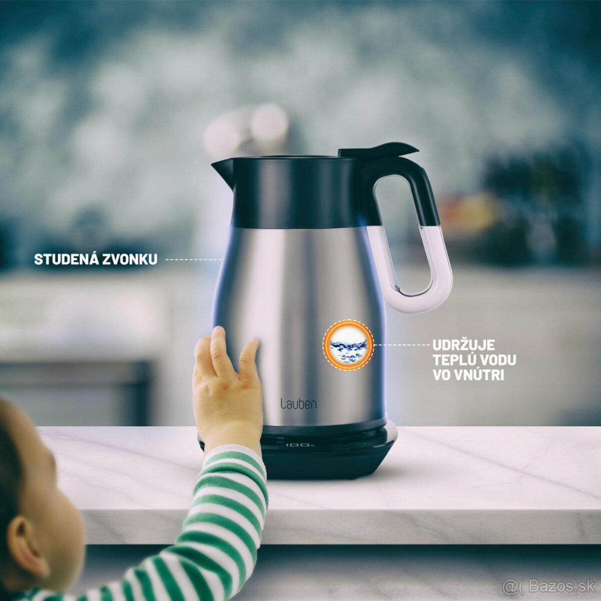Rýchlovarná kanvica - termoska Lauben - 4
