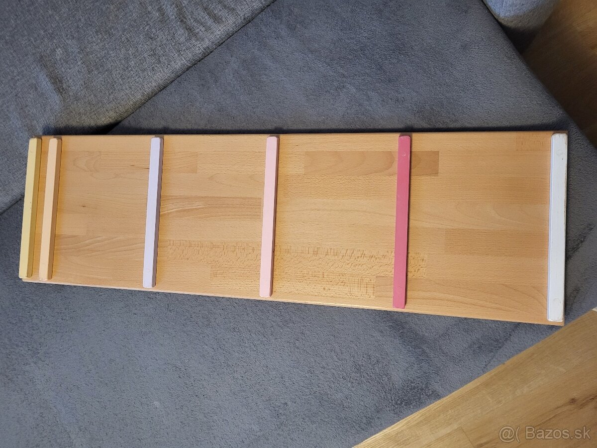 Montessori hojdacka, triangel a doska - 4