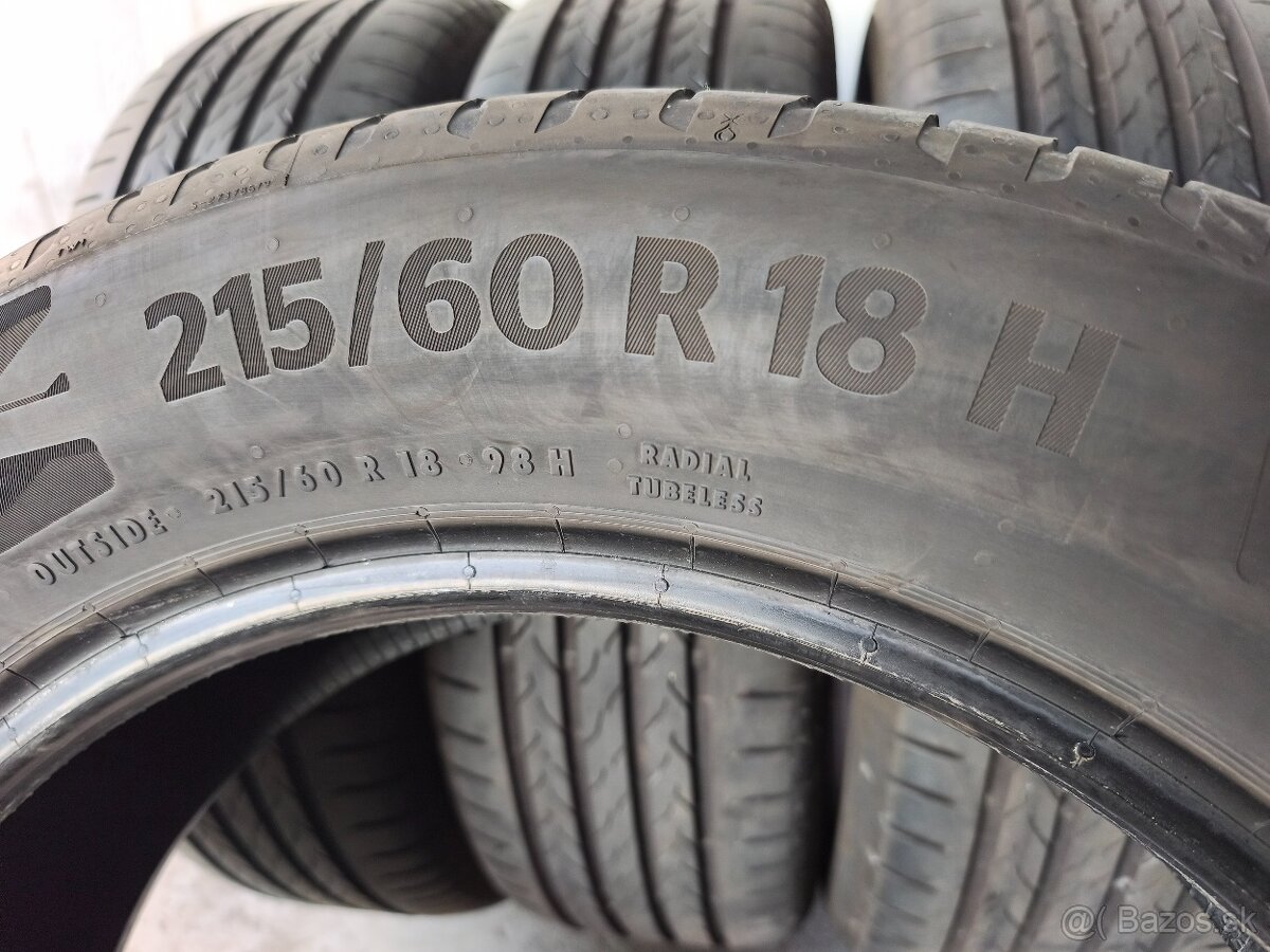 215/60 r16 letné pneumatiky Continental Eco Contact 5 7mm - 4