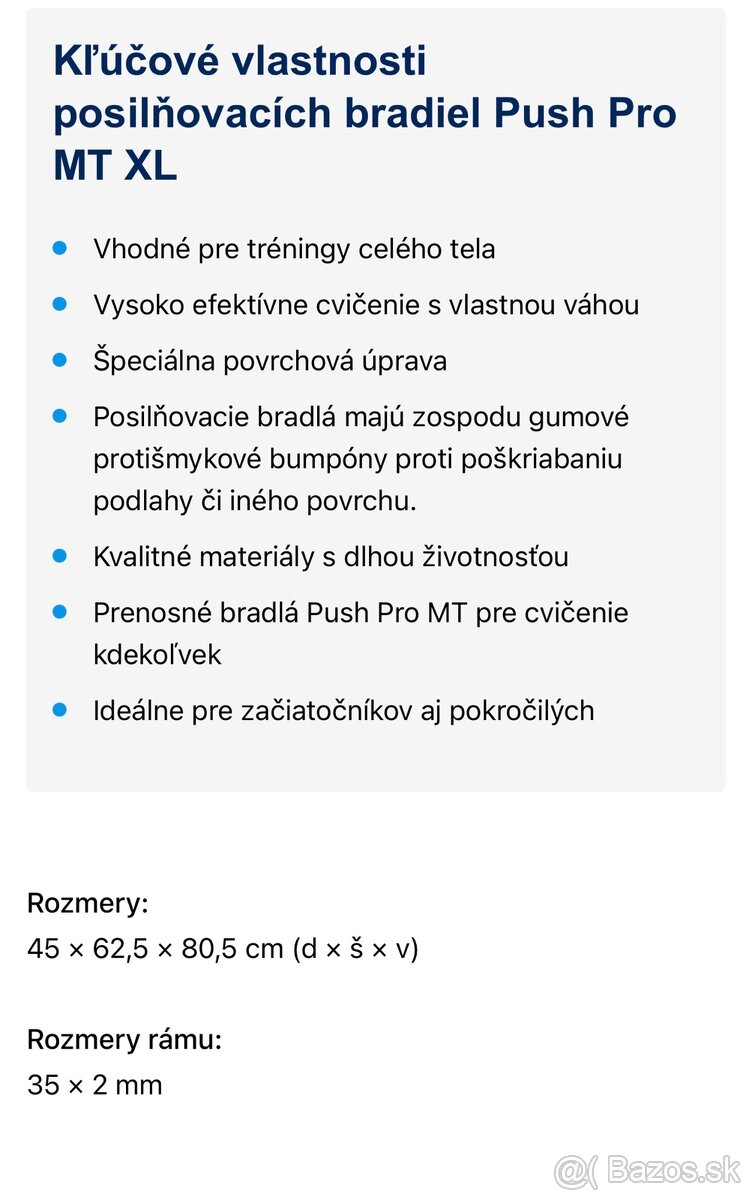Push Pro MT Posilovacie bradlá 2021 - 4