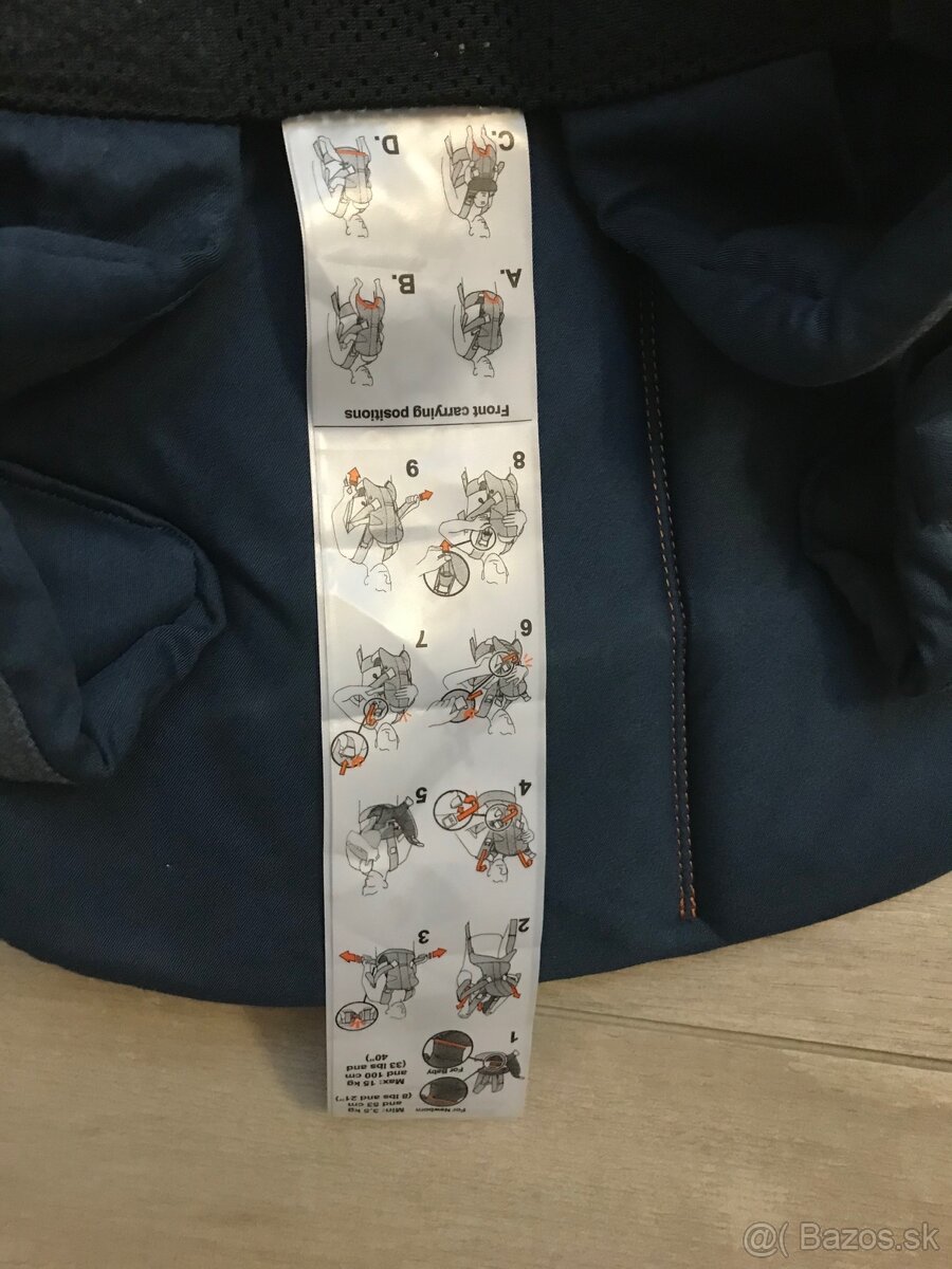 Babybjörn Nosič ONE , Classic Denim - 4