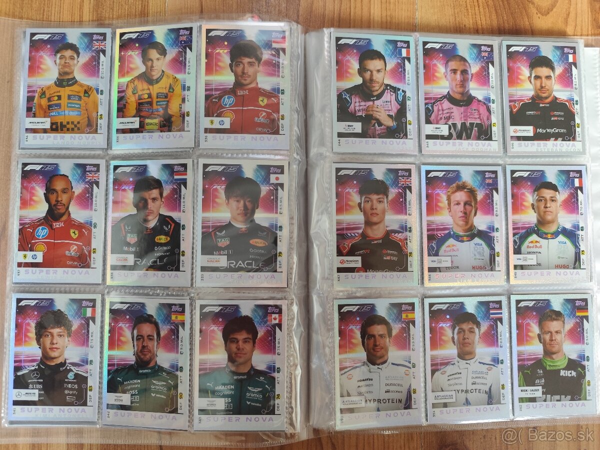 Predám kartičky Formula 1 - 4