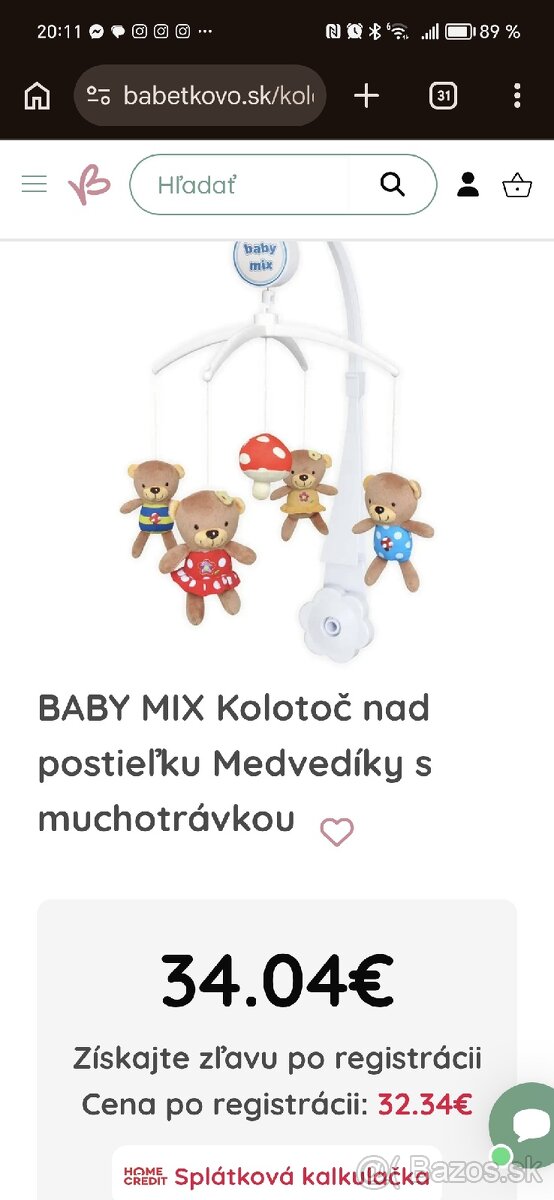 Kolotoč nad postieľku - 4