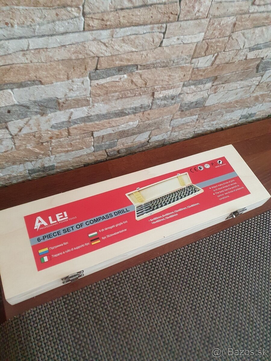 Na predaj nova sada 6 vrtakov ALEI,460 mm - 4