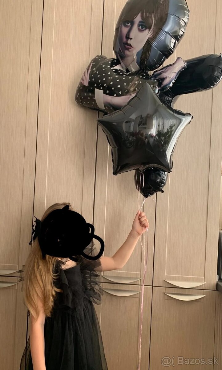 Nové balóny Wednesday Addams 75cm, vec 53cm - AŽ 15/16/17 ku - 4