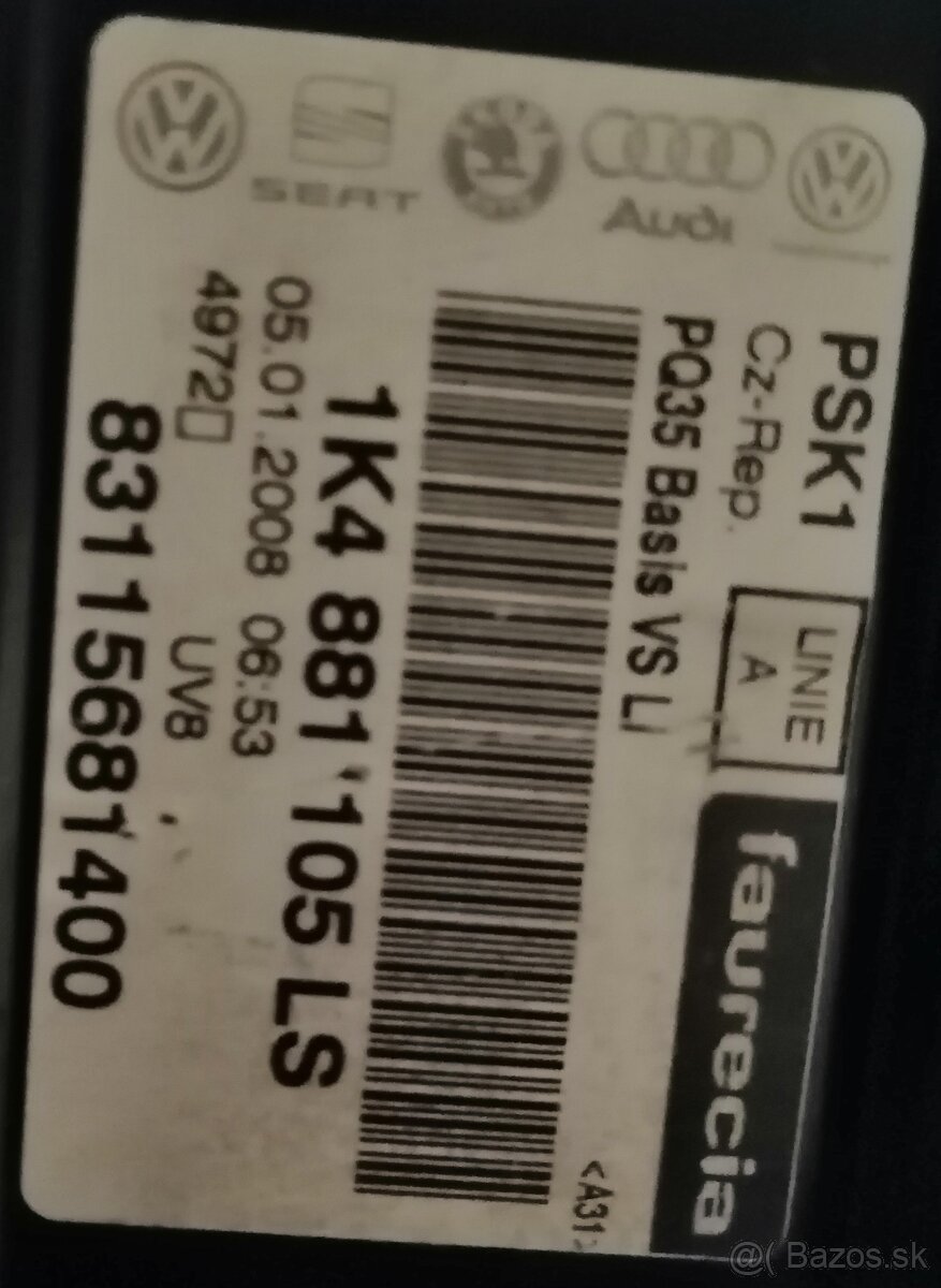 Predám sedačky škoda octavia II - 4