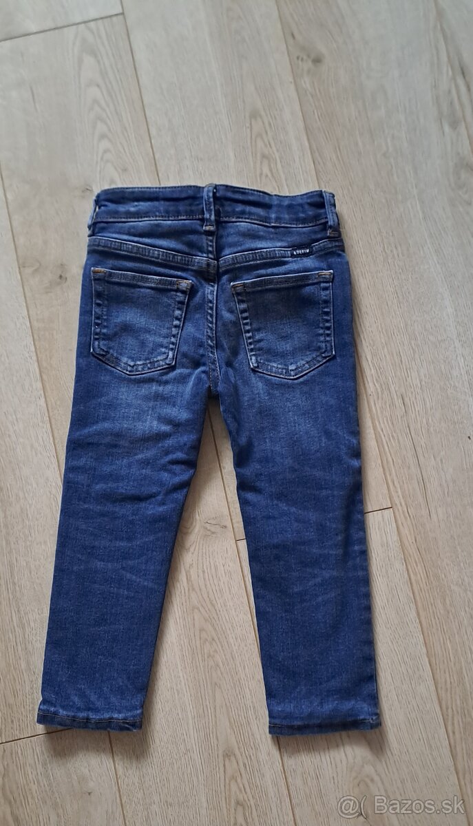 Zateplené rifle H&M, veĺ. 98 - 4