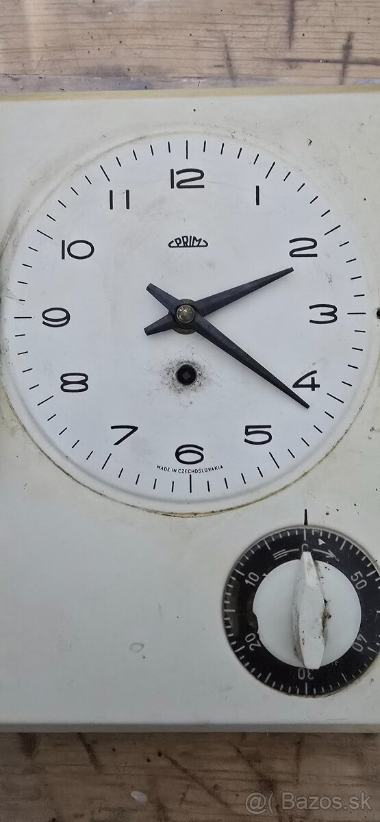 Hodiny PRIM s časovačom vintage - 4