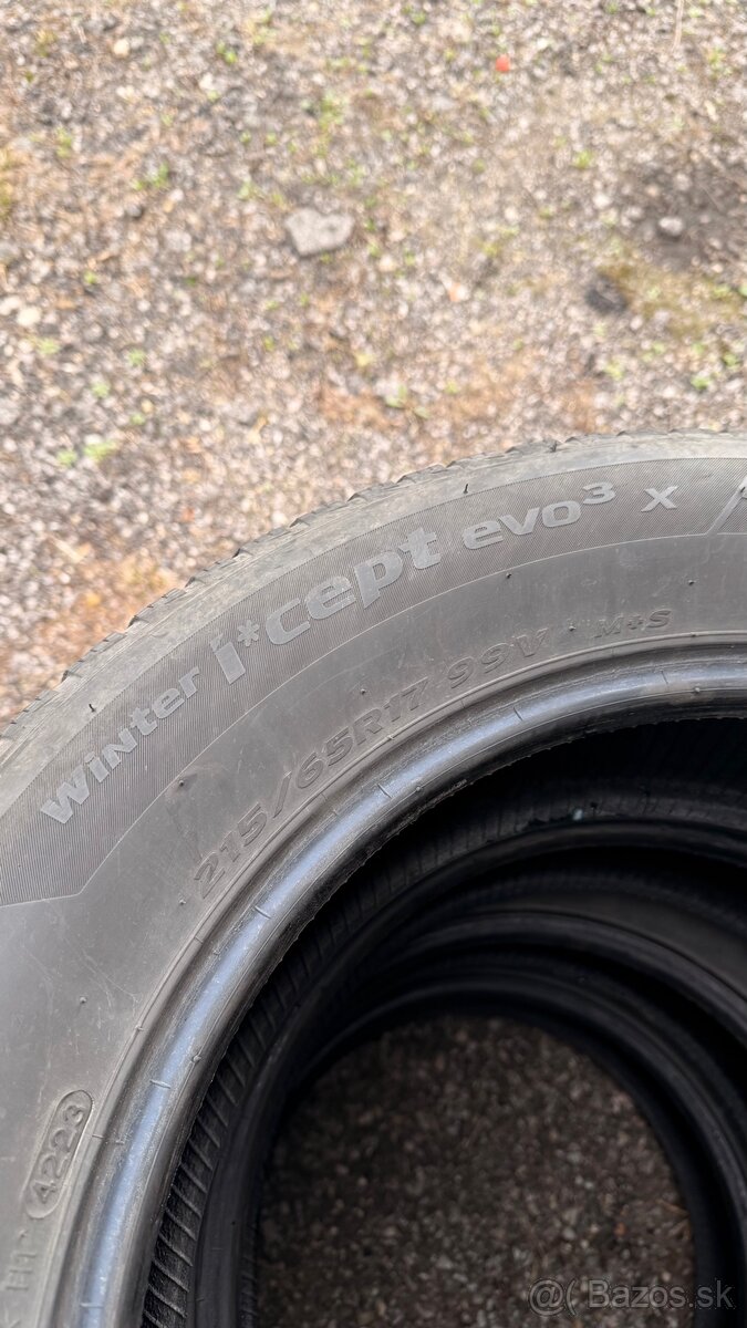 215/65R17 M+S Hankook Winter icept evo 3 - 4