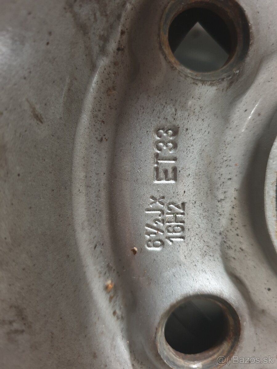 Oceľové disky vw 16" - 4