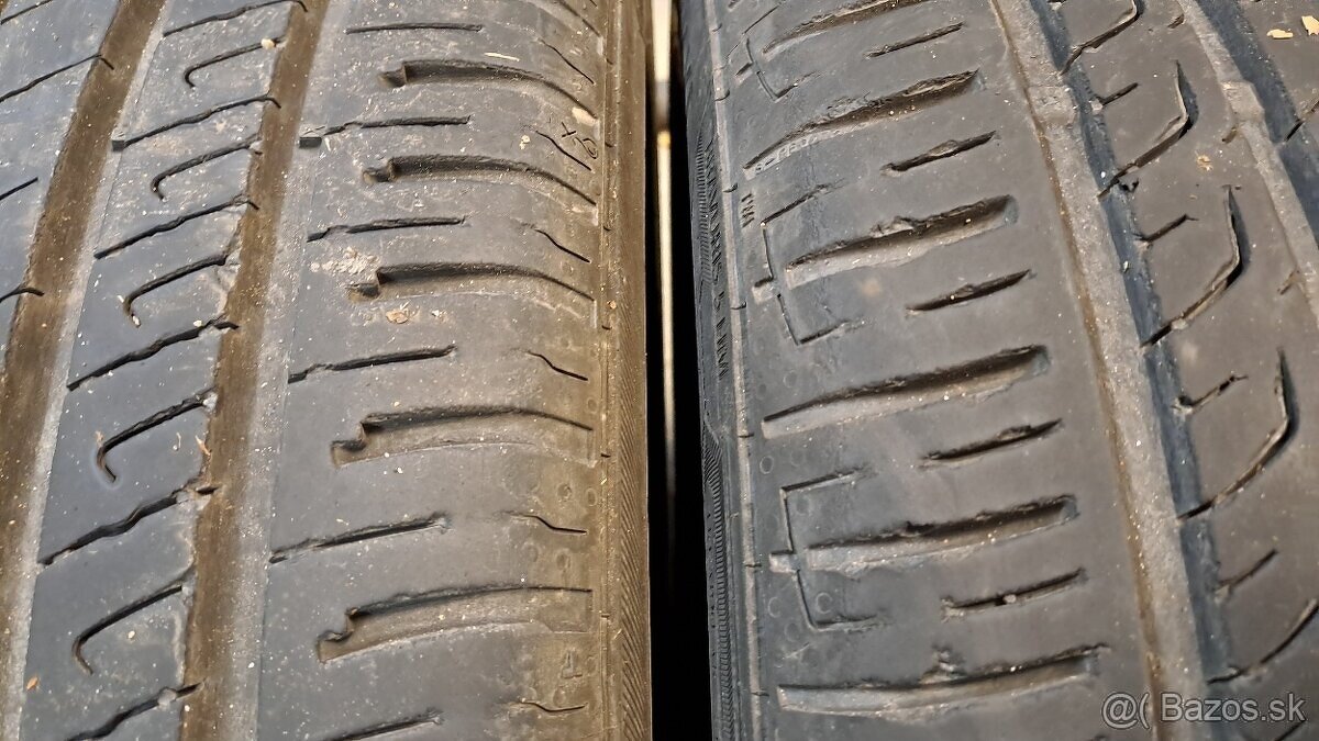 Predám 4ks jazdené letné 215/50r17-95Y Barum - 4