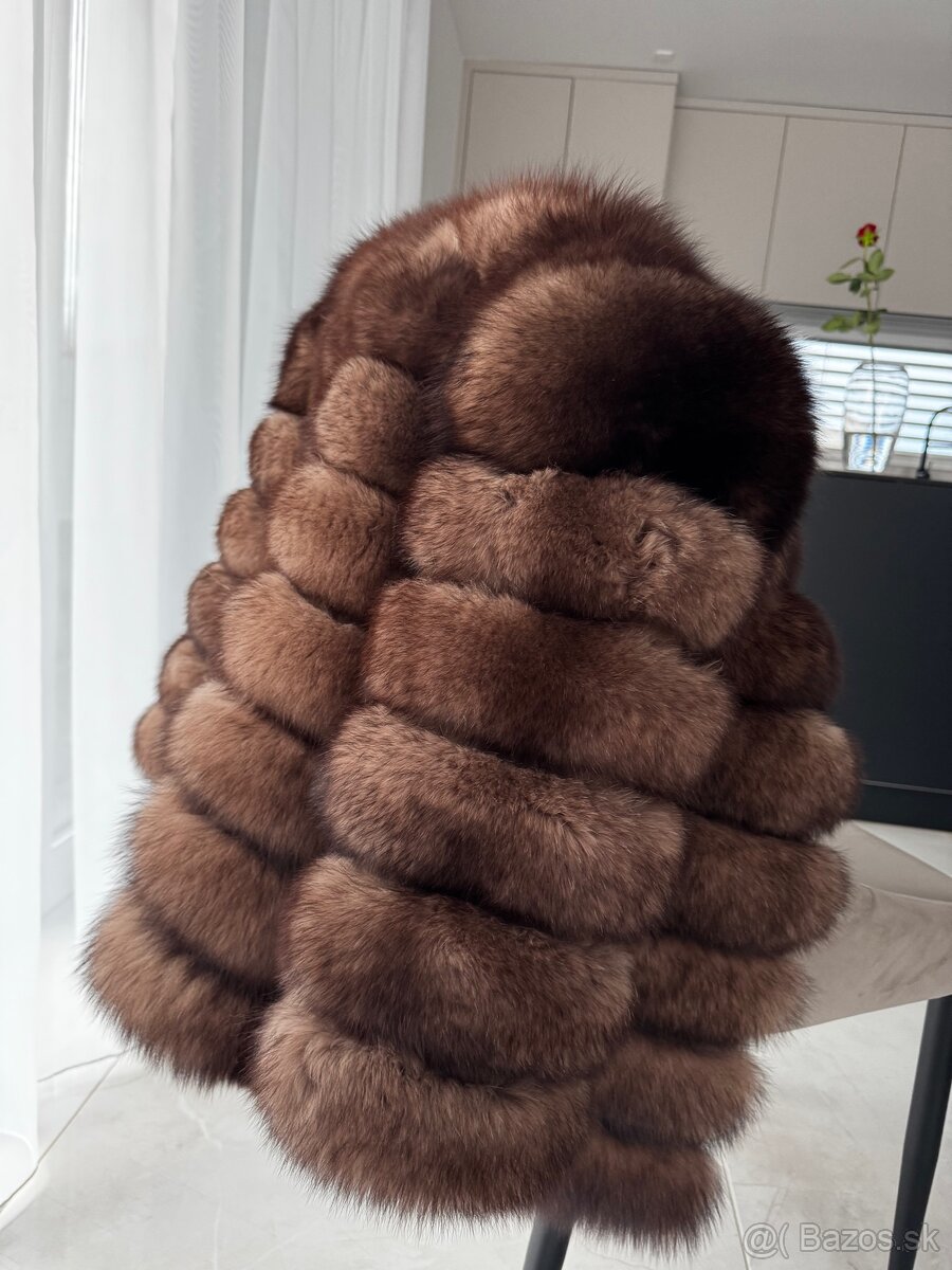 Pravy kožuch 4v1 z pravej líšky - 4