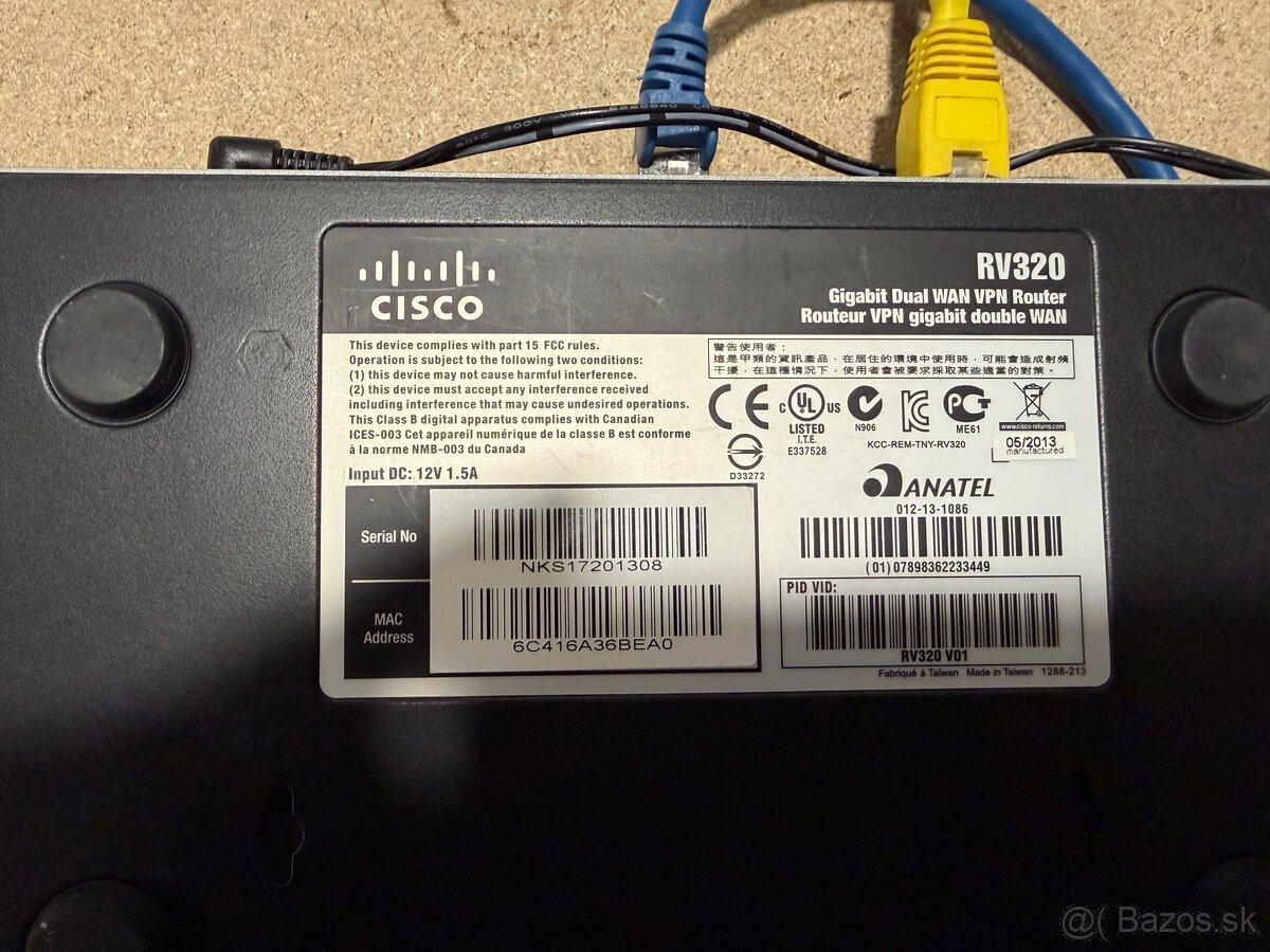 Cisco RV320 (VPN Dual WAN Router) - 4