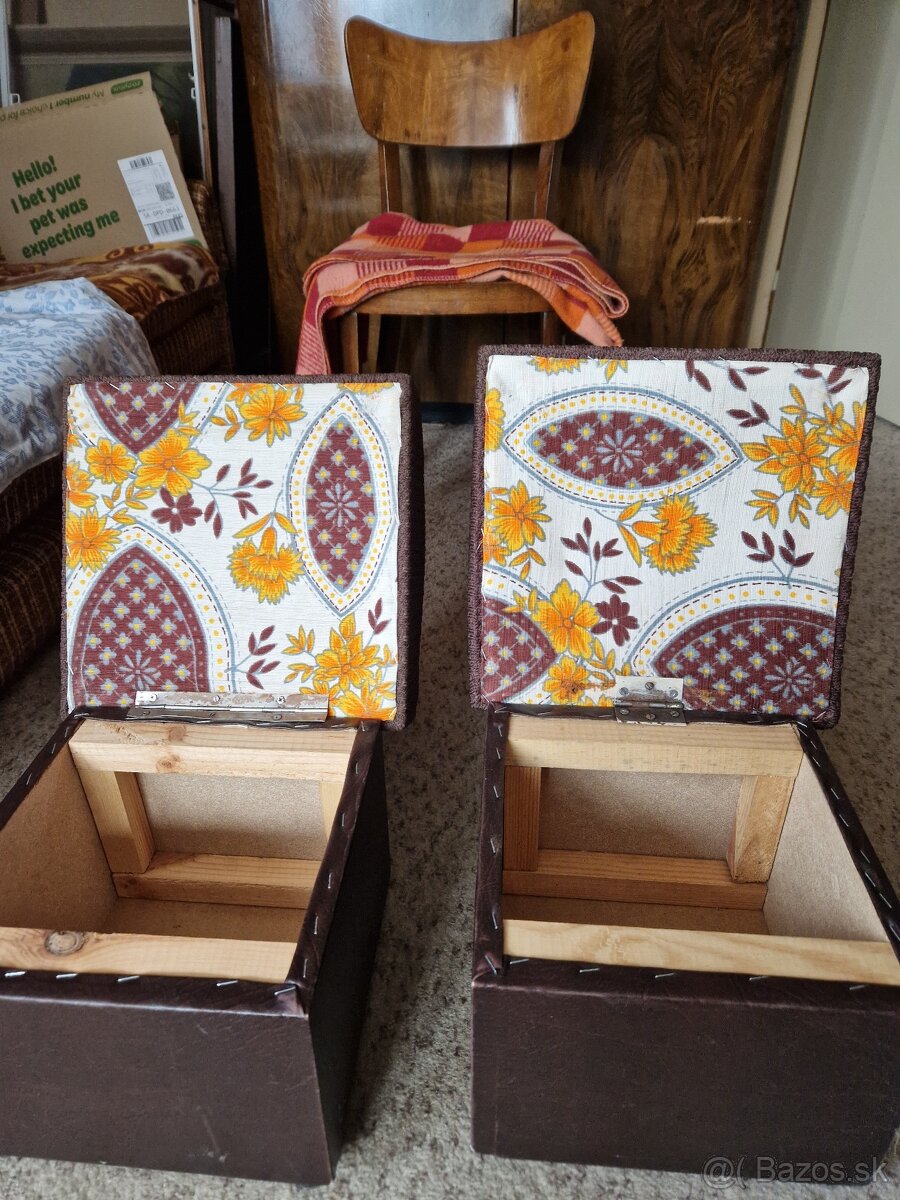 2x retro taburetka - 4