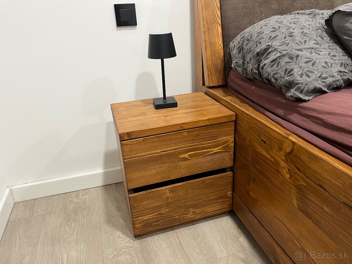 Manželská posteľ z masívu - 4