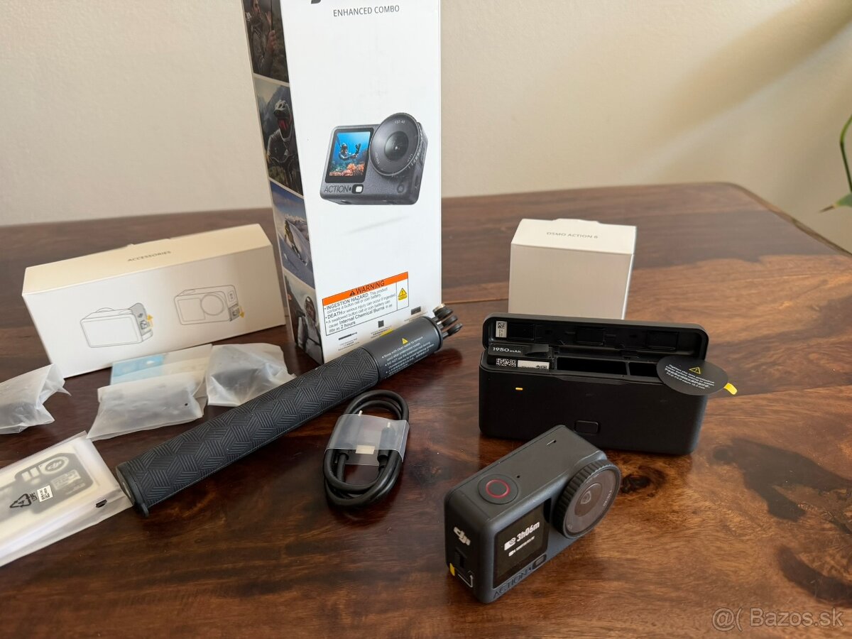 DJI Osmo Action 6 Enhanced Combo - nová akčná kamera - 4