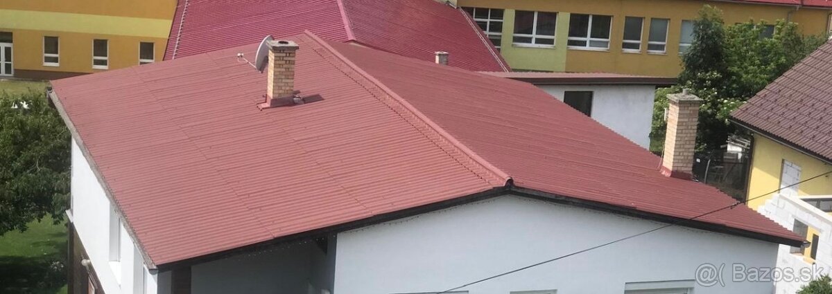 Farba na eternit azbest a eternik ČervenoHneda - 4