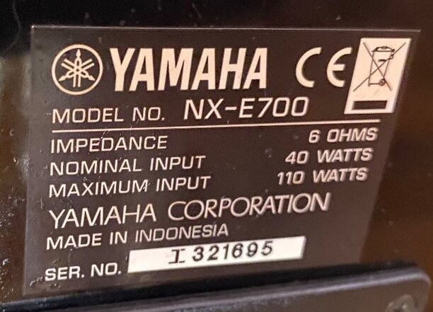 Predam repro dvoj pasmove YAMAHA - 4