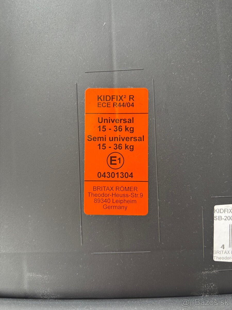 Autosedačka Britax römer Kidfix 2 R - 4