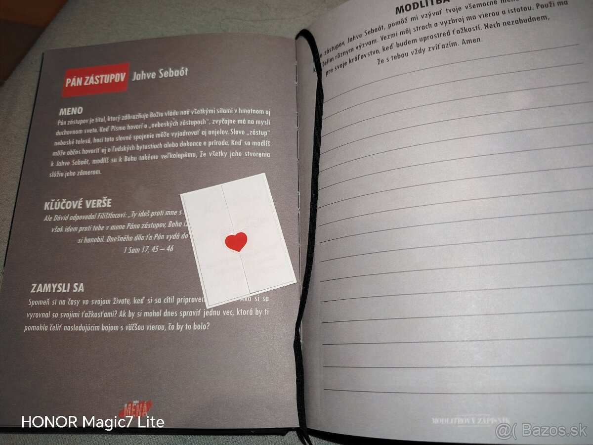 Božie Mená Modlitbovy Zápisník - 4
