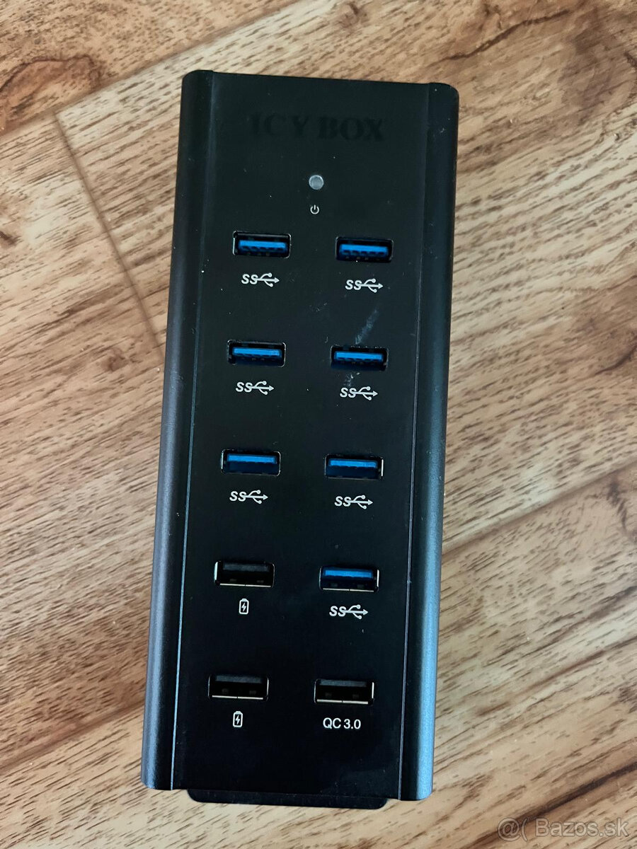 Predam USB hub/rozbocovac (IB-HUB1703-QC3) s ext. napajanim. - 4