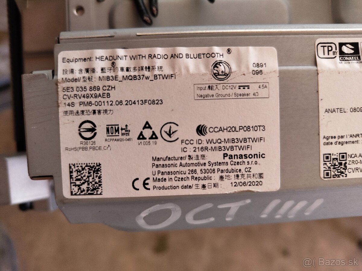 Rádio Škoda Octavia 4 - 4