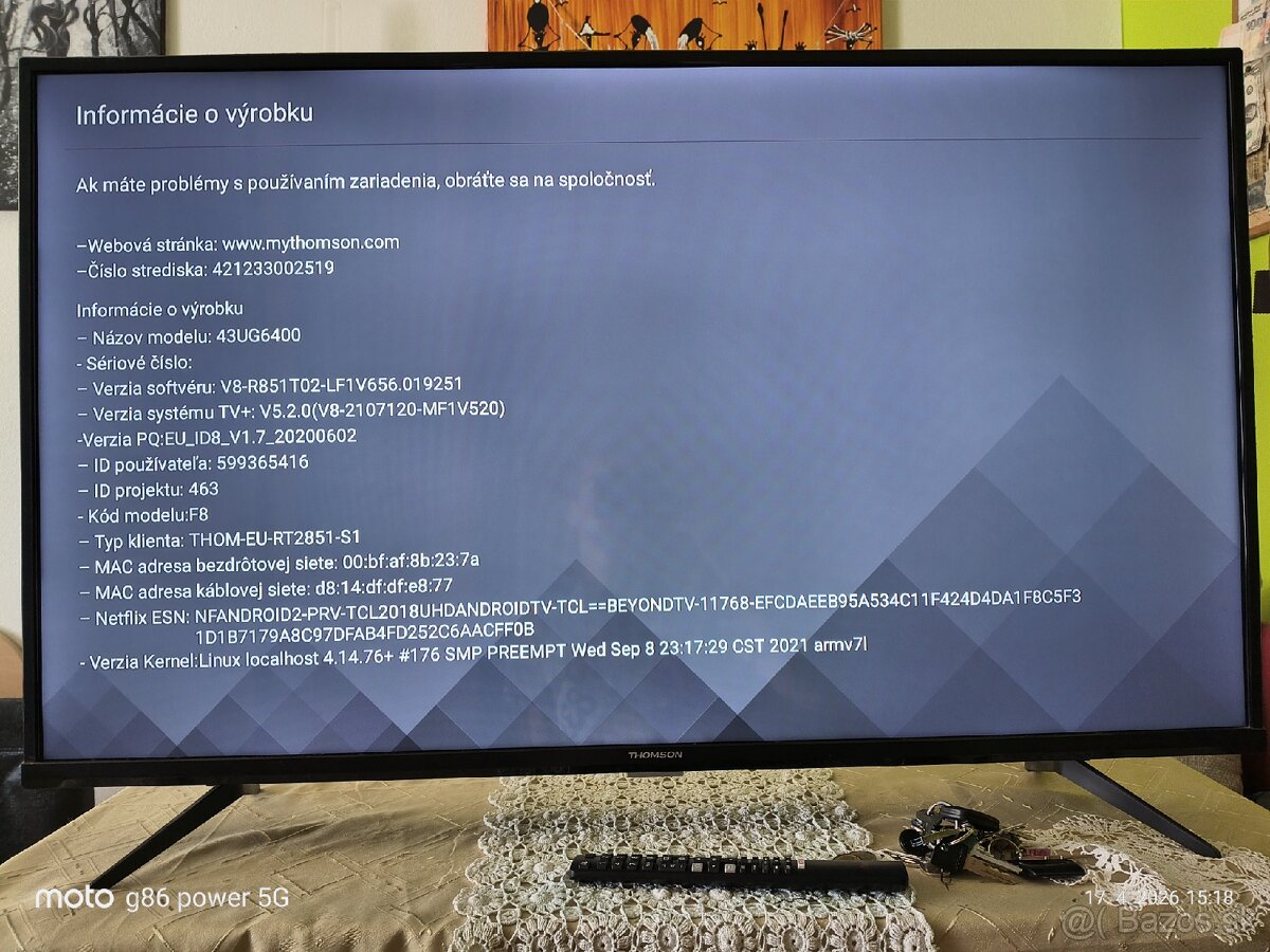 Televízor THOMSON - 4