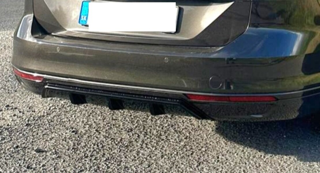 Športový difuzor na zadný nárazník pre VOLKSWAGEN - 4