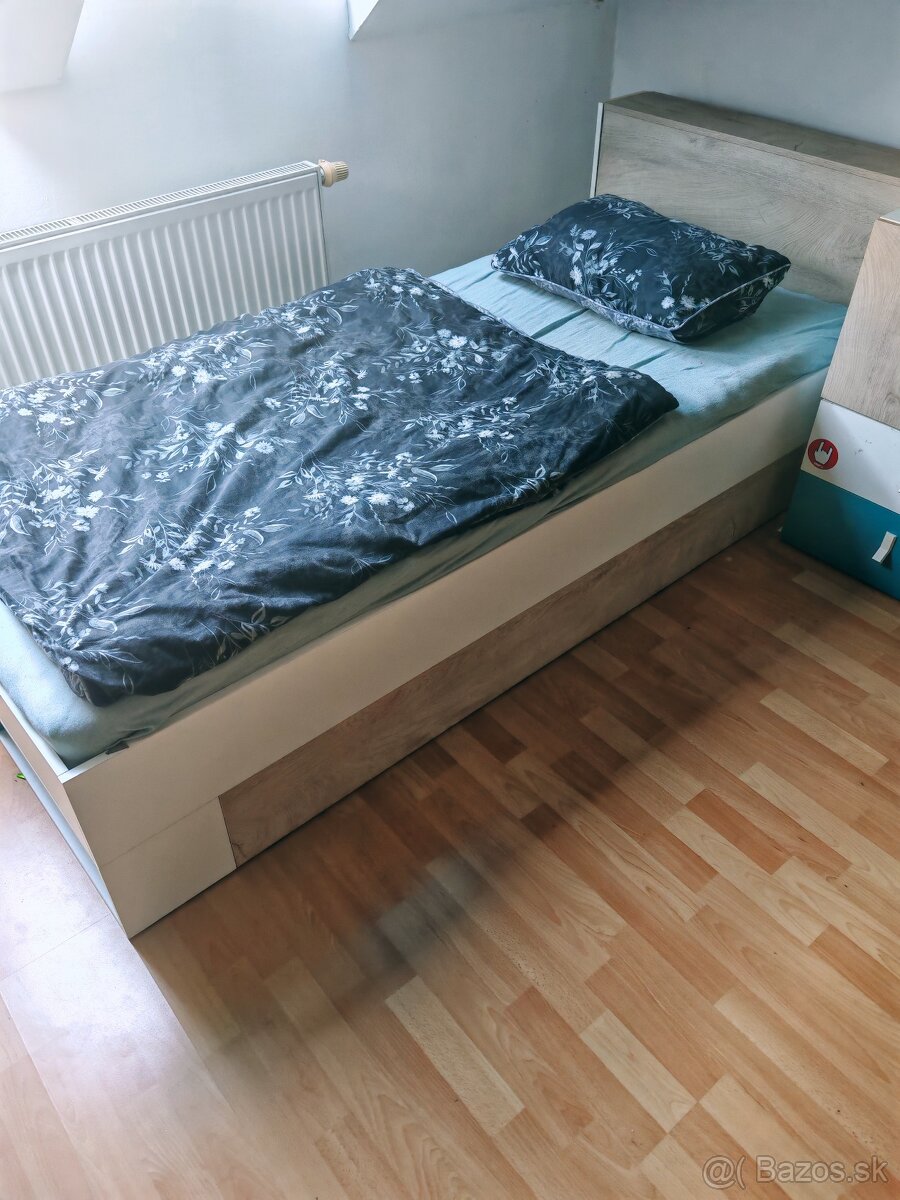 Chlapčenská posteľ 90 x 200 s roštom a matrac za odvoz - 4